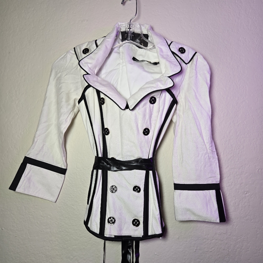 Steampunk Double Breasted Corset Jacket - Picture 4 of 8